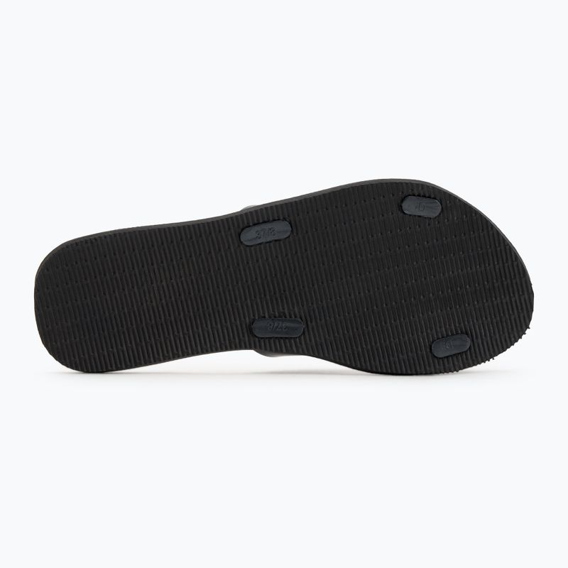 Infradito da donna Havaianas Aqua Metallic nero 4
