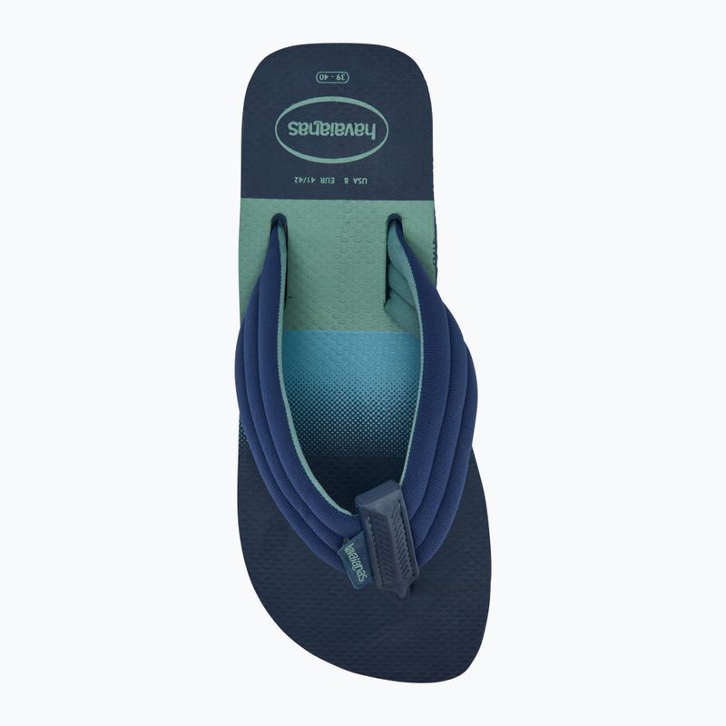 Infradito da uomo Havaianas Urban Print blu indaco 5