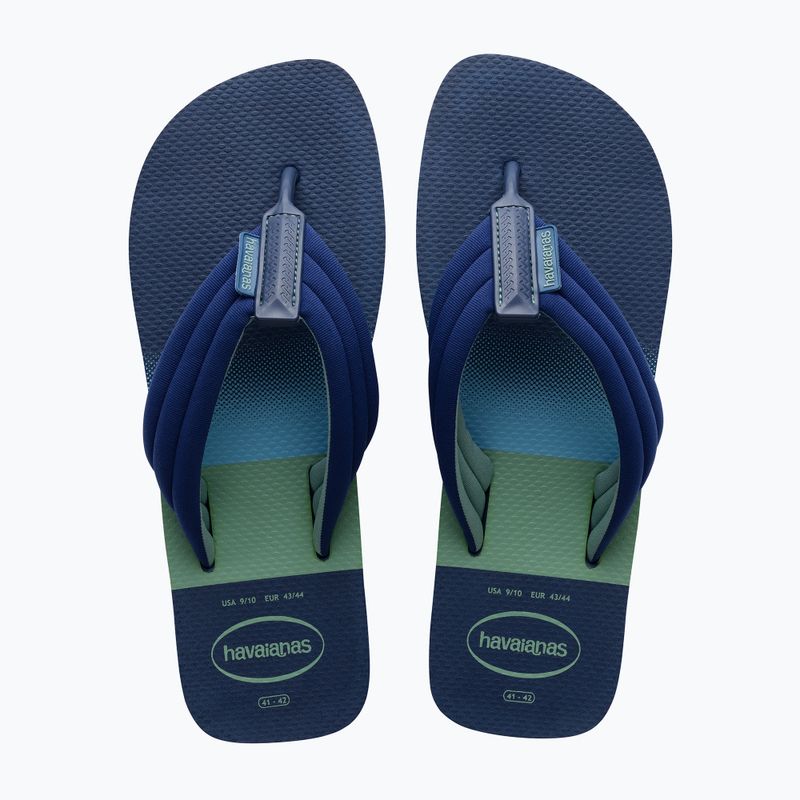 Infradito da uomo Havaianas Urban Print blu indaco 10