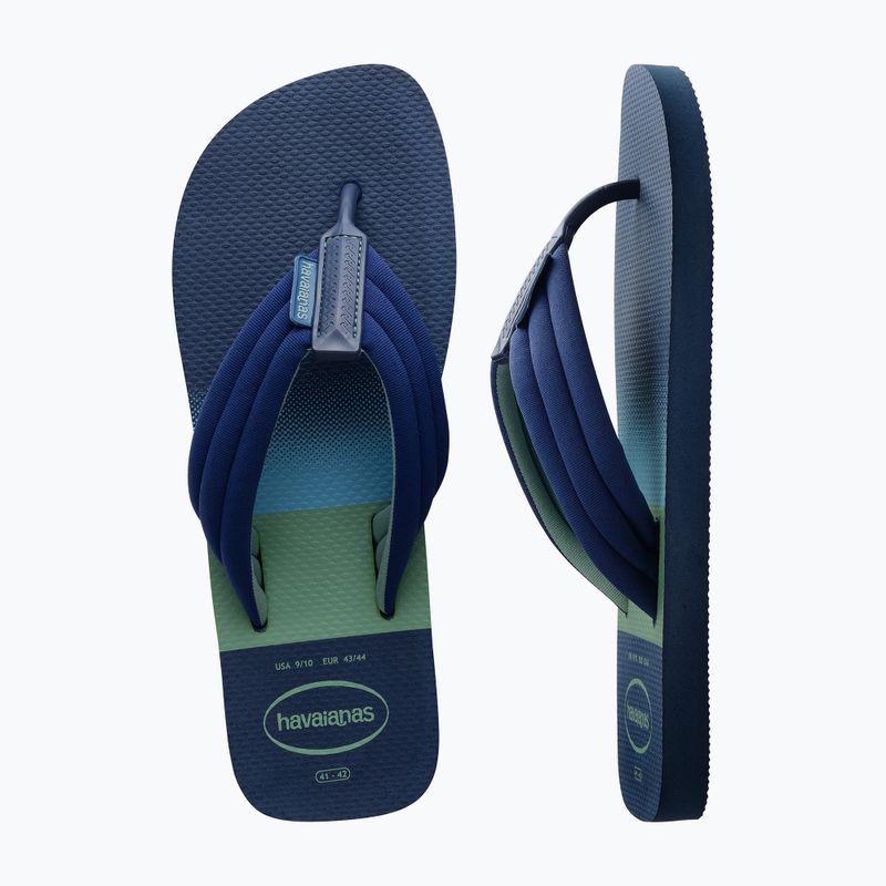 Infradito da uomo Havaianas Urban Print blu indaco 11