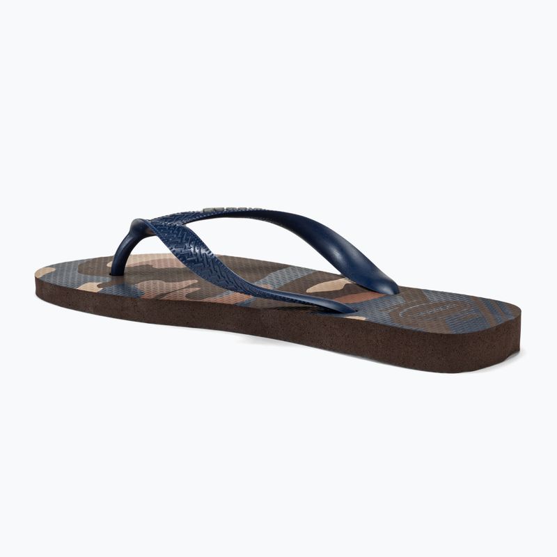 Infradito Havaianas Top Camu marrone scuro da uomo 3