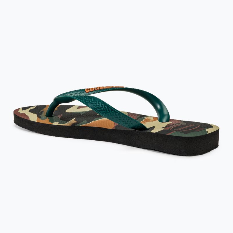 Infradito Havaianas Top Camu Uomo nero / verde pantanal 3