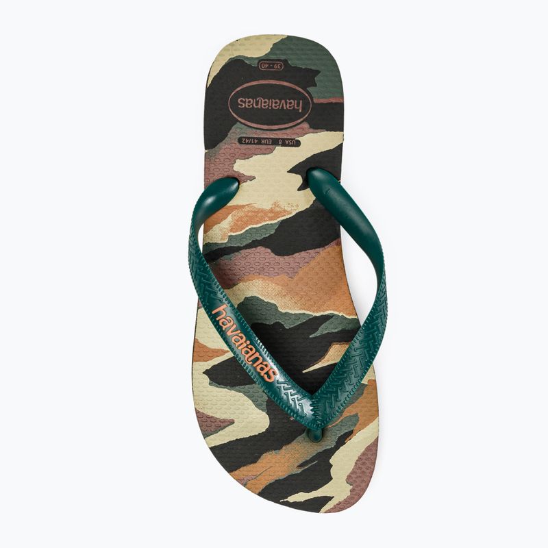 Infradito Havaianas Top Camu Uomo nero / verde pantanal 5