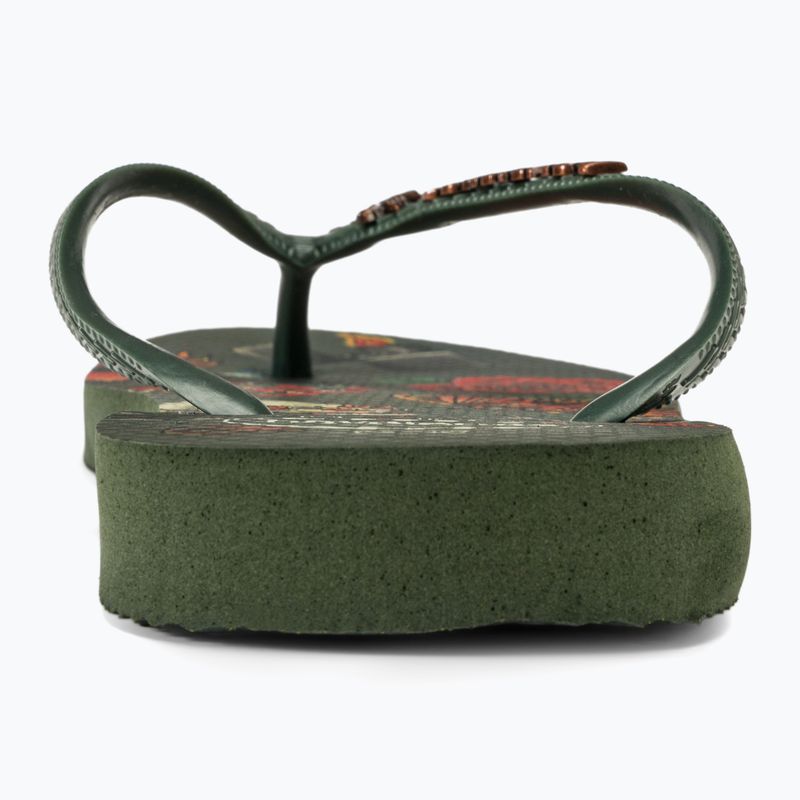Infradito Havaianas Top Tribo verde oliva da uomo 6