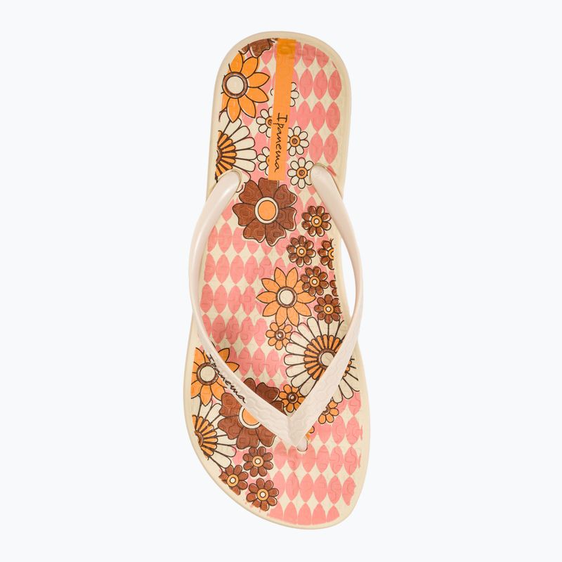 Infradito Ipanema Anatomic Temas beige/rosa/giallo da donna 5