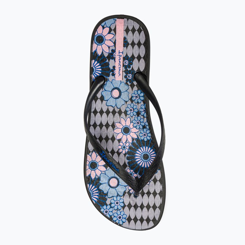 Infradito Ipanema Anatomic Temas nero/grigio/rosa da donna 5