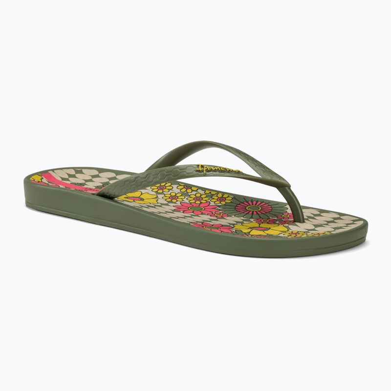 Infradito Ipanema Anatomic Temas verde/beige/rosa da donna