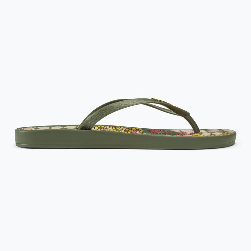 Infradito Ipanema Anatomic Temas verde/beige/rosa da donna 2