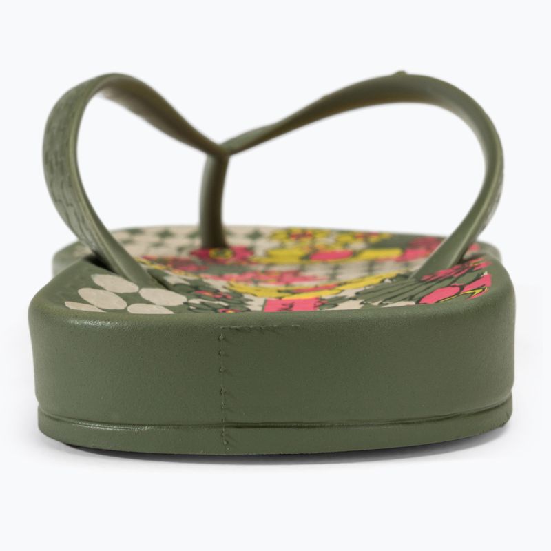 Infradito Ipanema Anatomic Temas verde/beige/rosa da donna 6