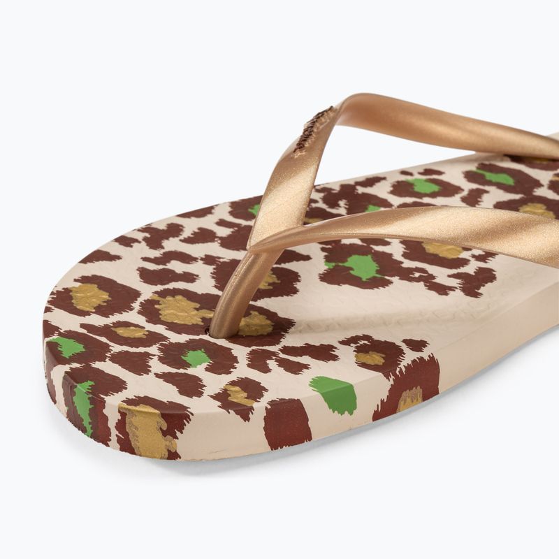 Infradito Ipanema donna Animale Print III beige/oro 7