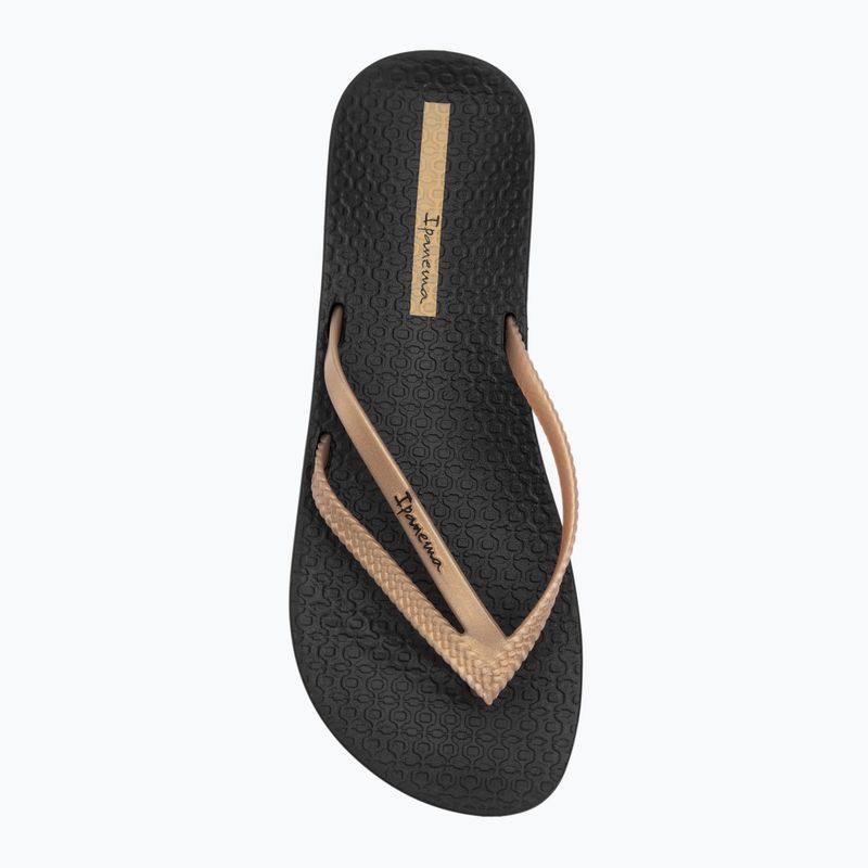 Infradito Ipanema Bossa Soft V nero/oro da donna 4