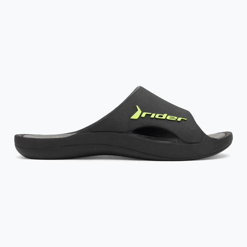 RIDER Bay XIII infradito uomo nero/rosso 2