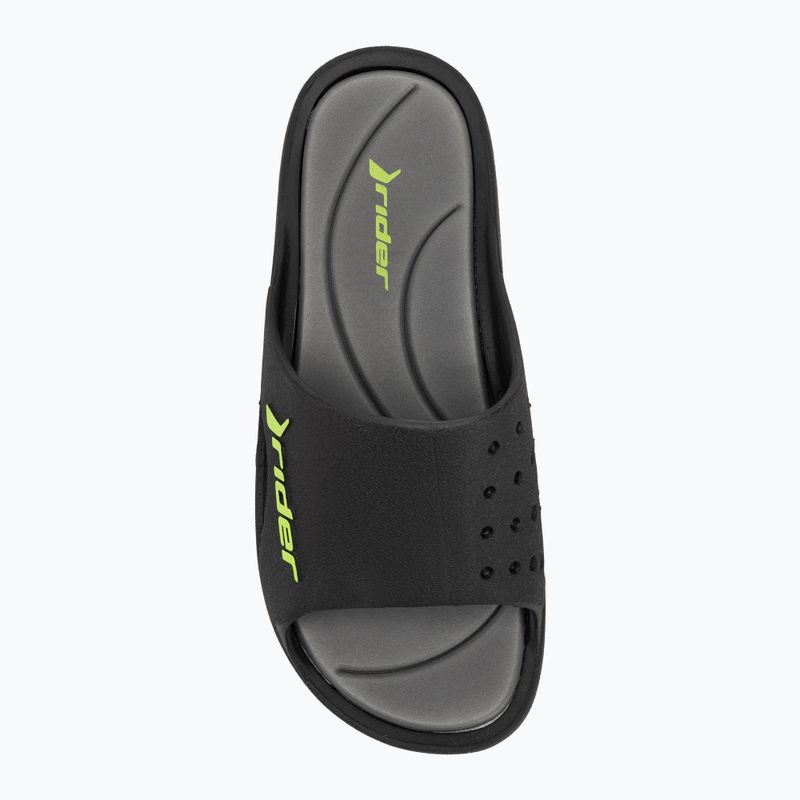 RIDER Bay XIII infradito uomo nero/rosso 5