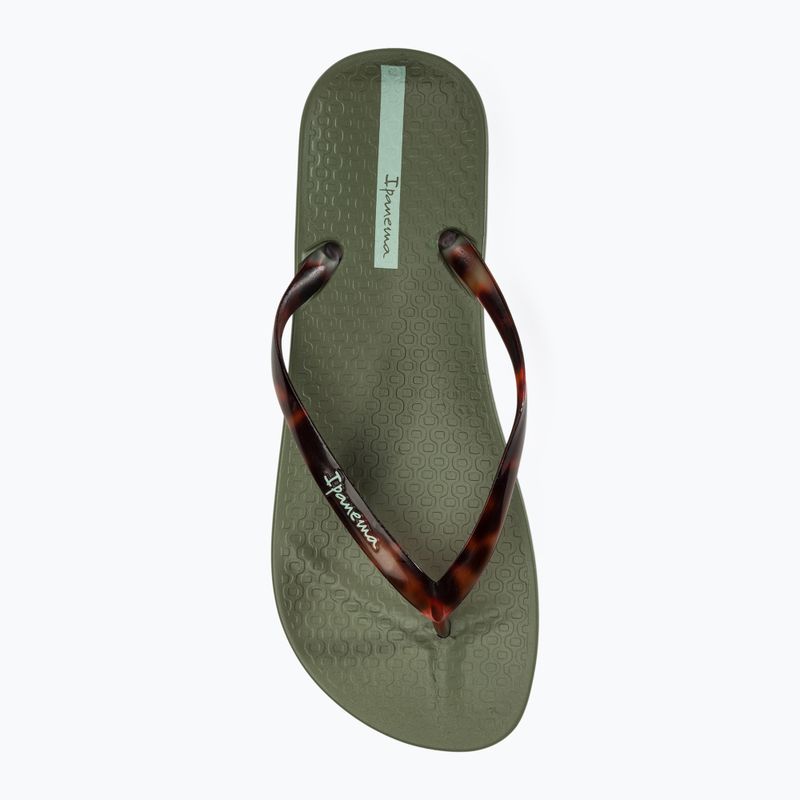 Infradito da donna Ipanema Anat Connect verde/chiaro 5