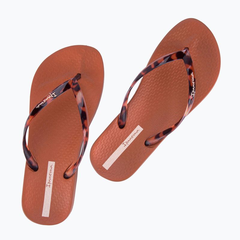Infradito da donna Ipanema Anat Connect marrone/chiaro 2