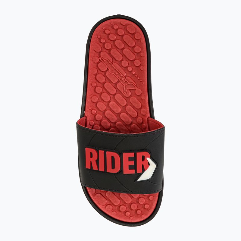 Infradito RIDER Pump Slide AD Uomo nero/rosso 5