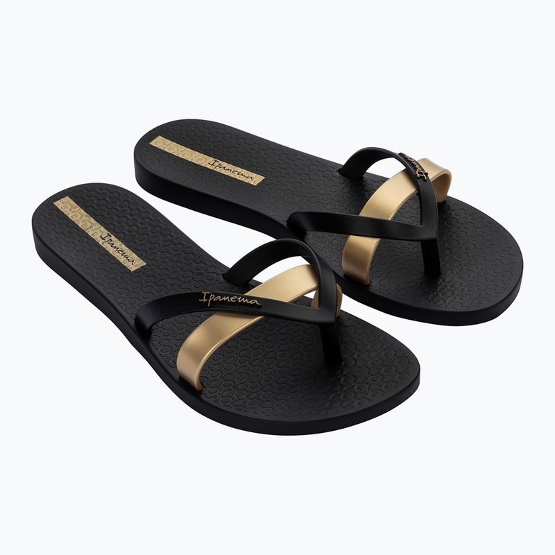 Infradito da donna Ipanema Kirei nero/oro