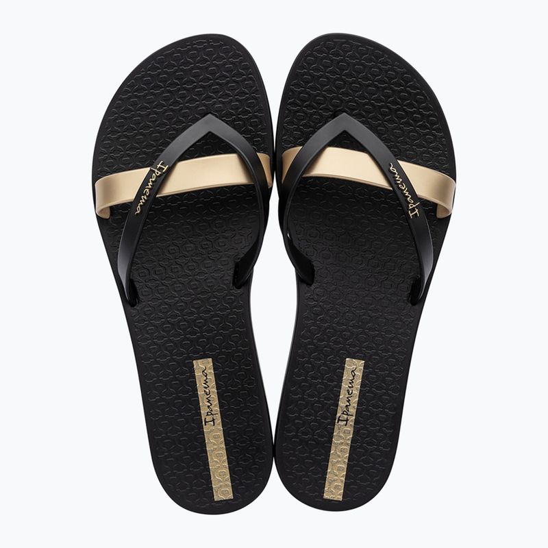 Infradito da donna Ipanema Kirei nero/oro 2