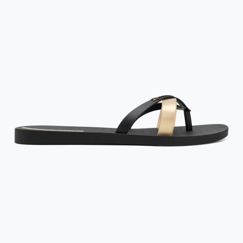 Infradito da donna Ipanema Kirei nero/oro 2