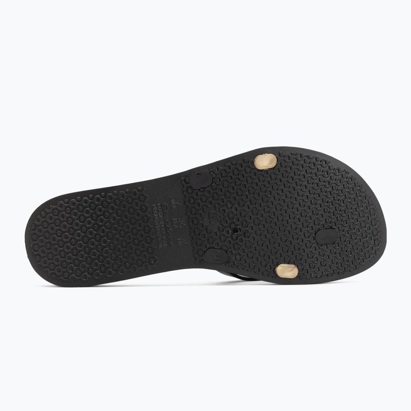 Infradito da donna Ipanema Kirei nero/oro 4