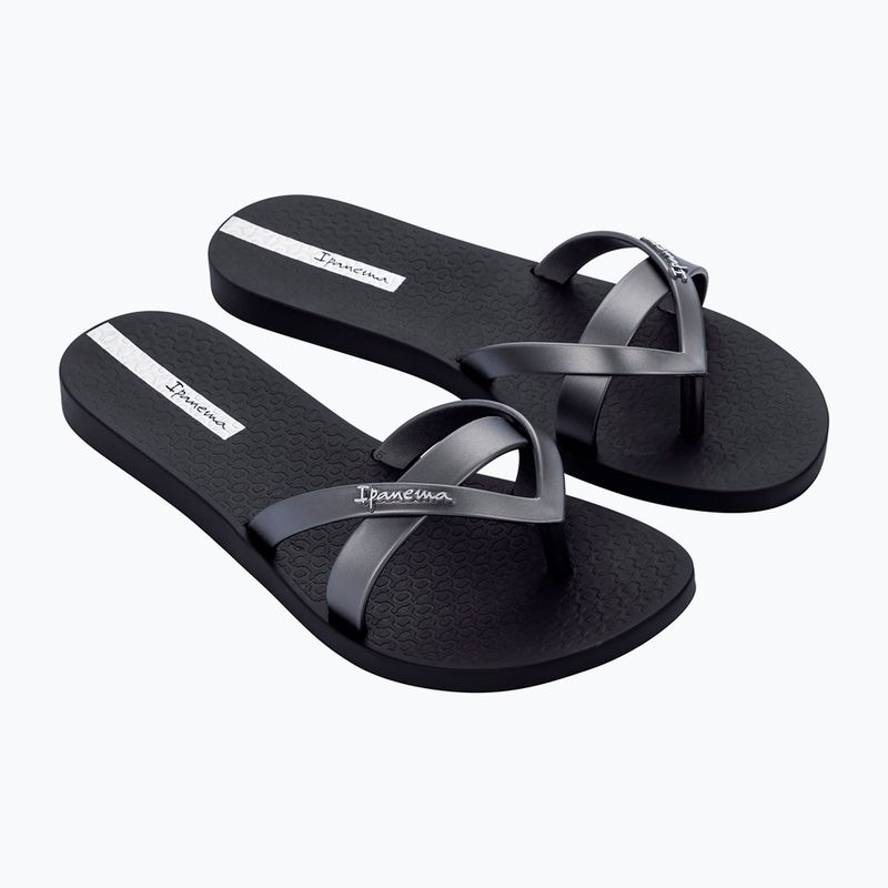 Infradito da donna Ipanema Kirei black/silver 8