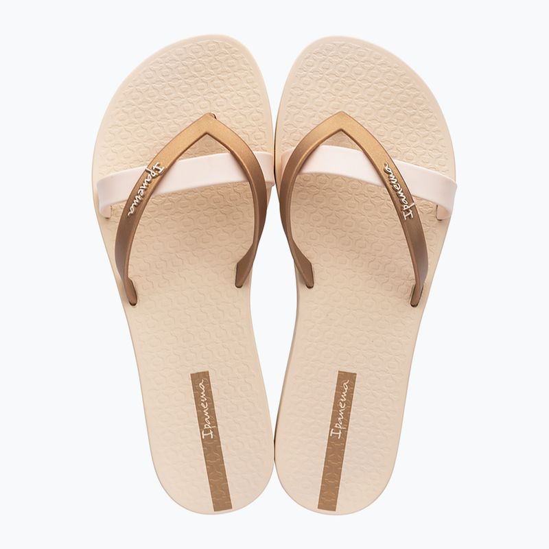 Infradito Ipanema Kirei beige/oro da donna 2