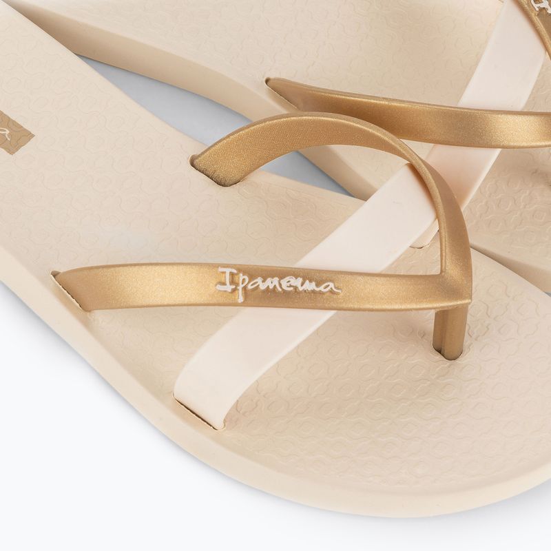 Infradito Ipanema Kirei beige/oro da donna 3