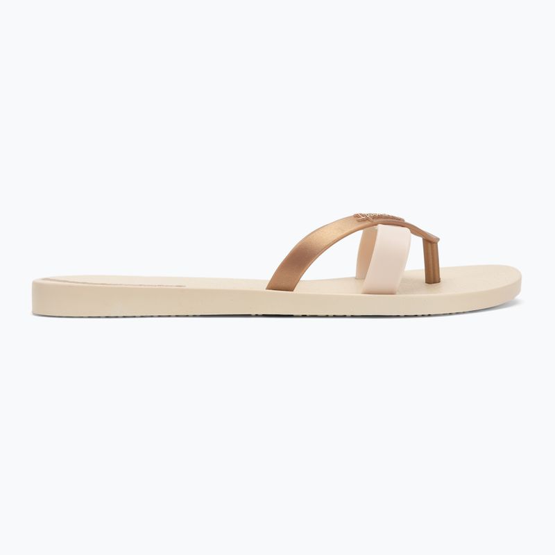 Infradito Ipanema Kirei beige/oro da donna 2