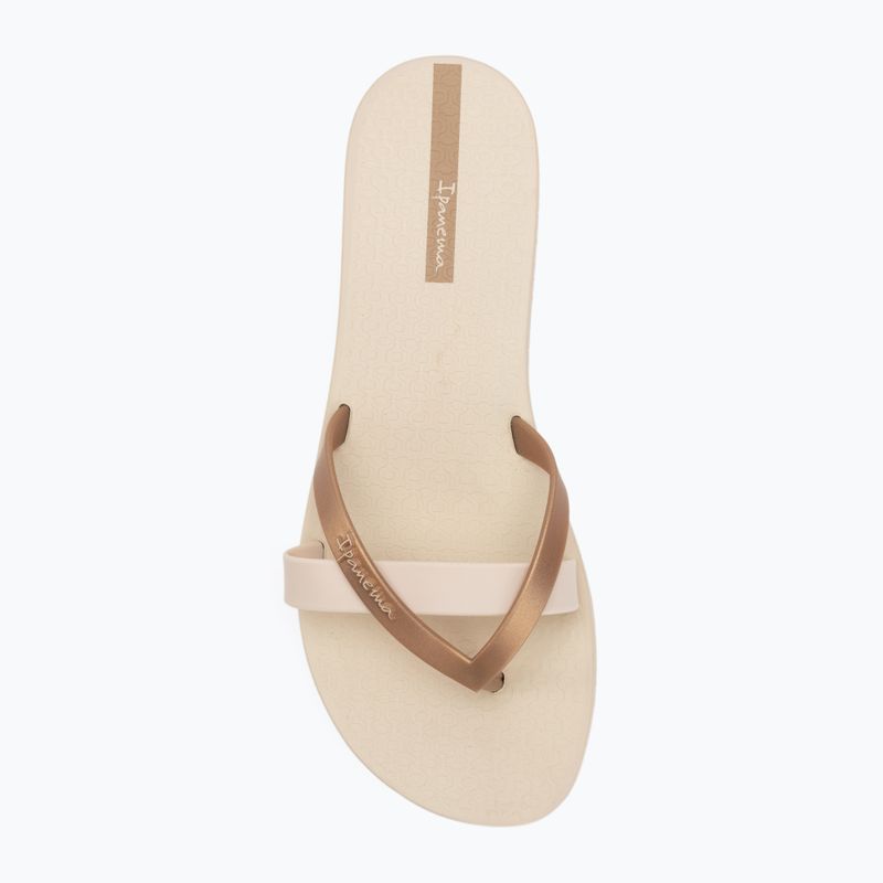 Infradito Ipanema Kirei beige/oro da donna 5
