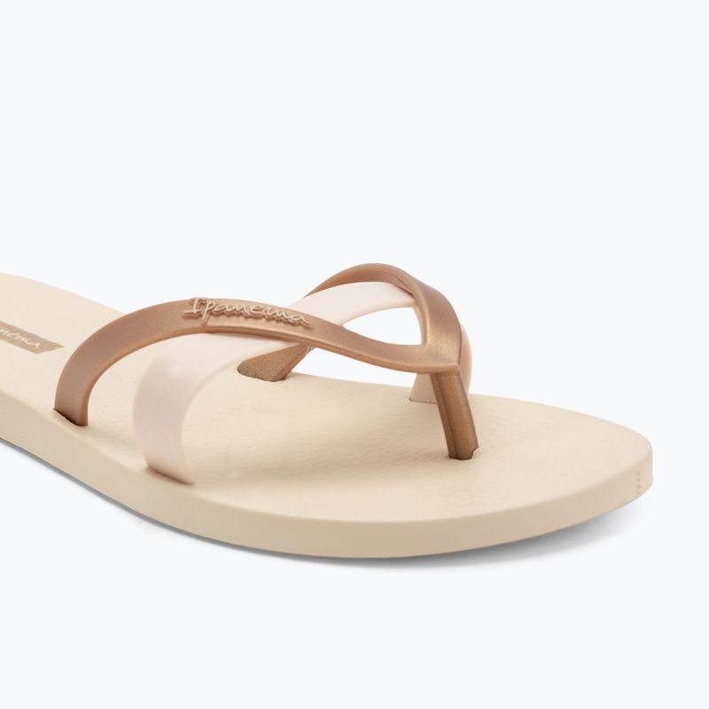 Infradito Ipanema Kirei beige/oro da donna 7