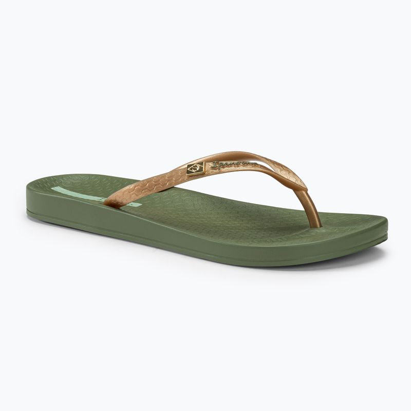 Infradito Ipanema Anatomic Brasilidade donna verde/oro