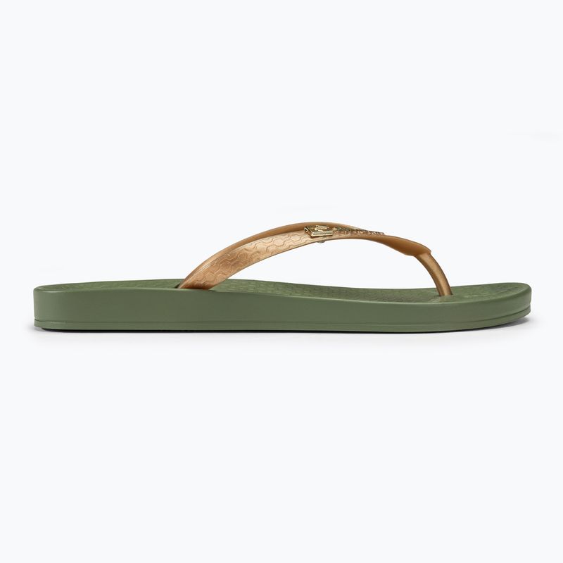 Infradito Ipanema Anatomic Brasilidade donna verde/oro 2