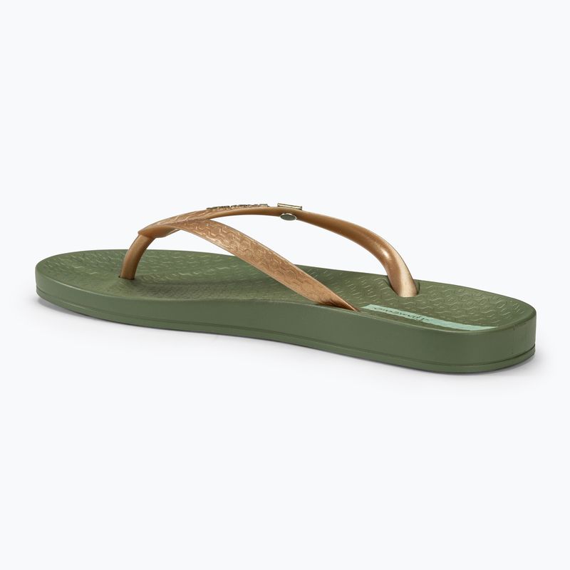 Infradito Ipanema Anatomic Brasilidade donna verde/oro 3