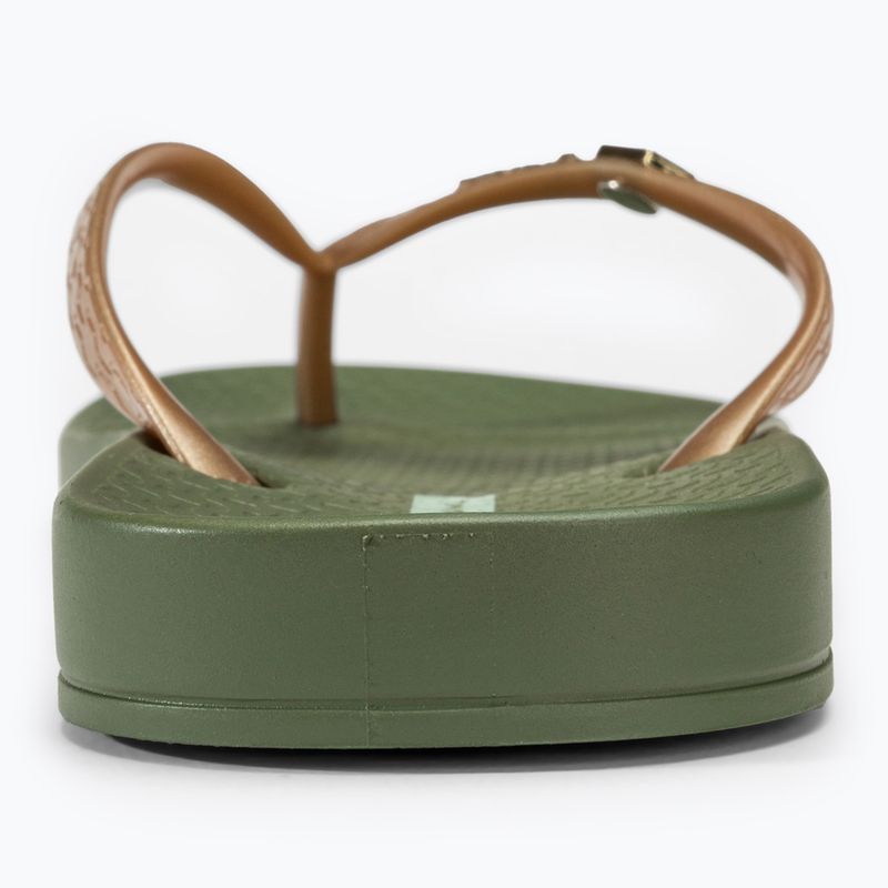 Infradito Ipanema Anatomic Brasilidade donna verde/oro 6