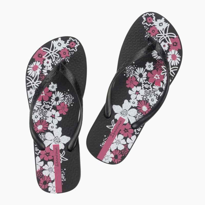 Ipanema Classic Happy XII nero/nero/bianco infradito da donna 3