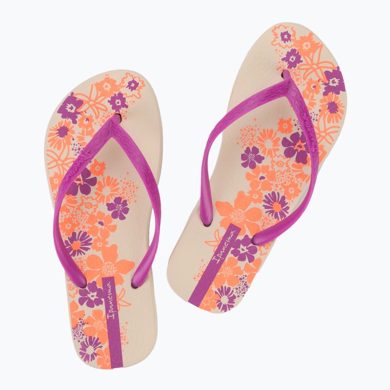 Infradito Ipanema Classic Happy XII beige/rosa/arancio da donna 3