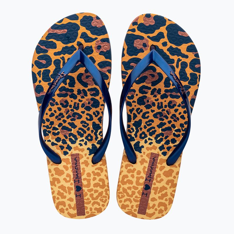 Infradito Ipanema Animal Print VI donna giallo/blu chiaro 2