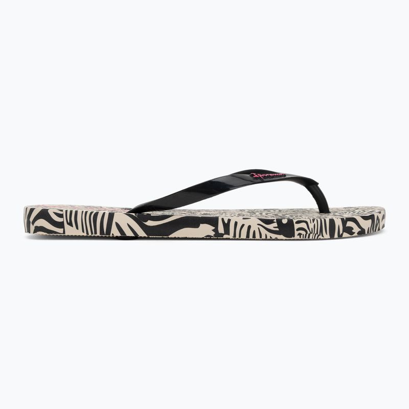 Infradito Ipanema Animal Print VI beige/nero/rosa da donna 2