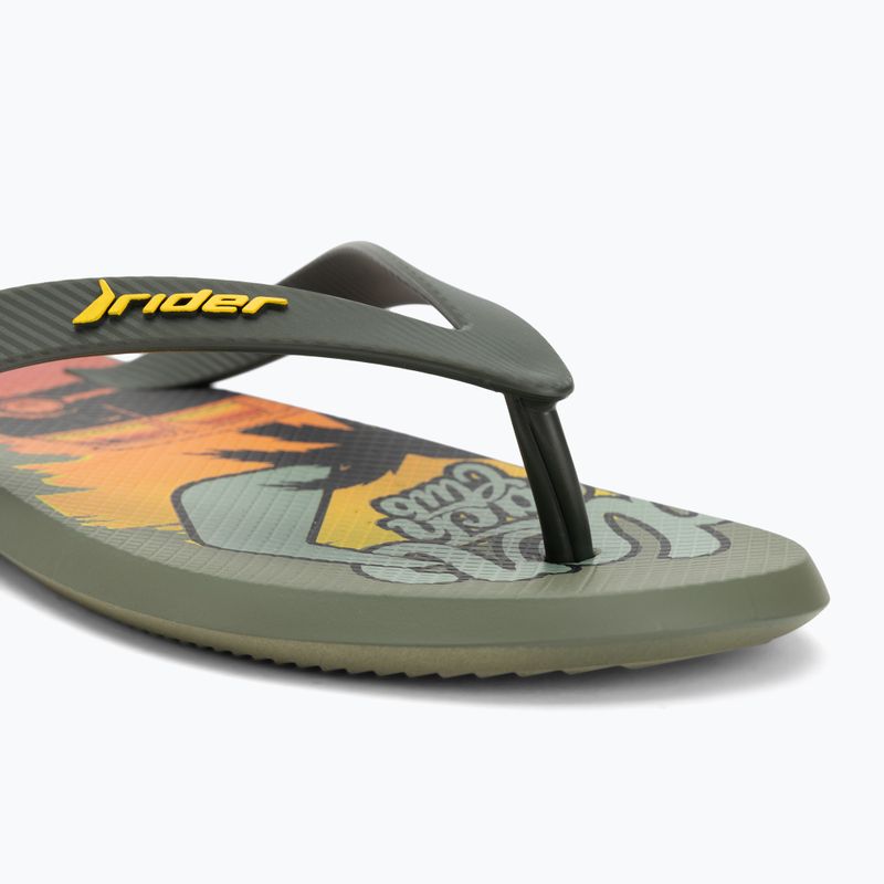Infradito da uomo RIDER R1 Energy VII verde/arancio/giallo 7