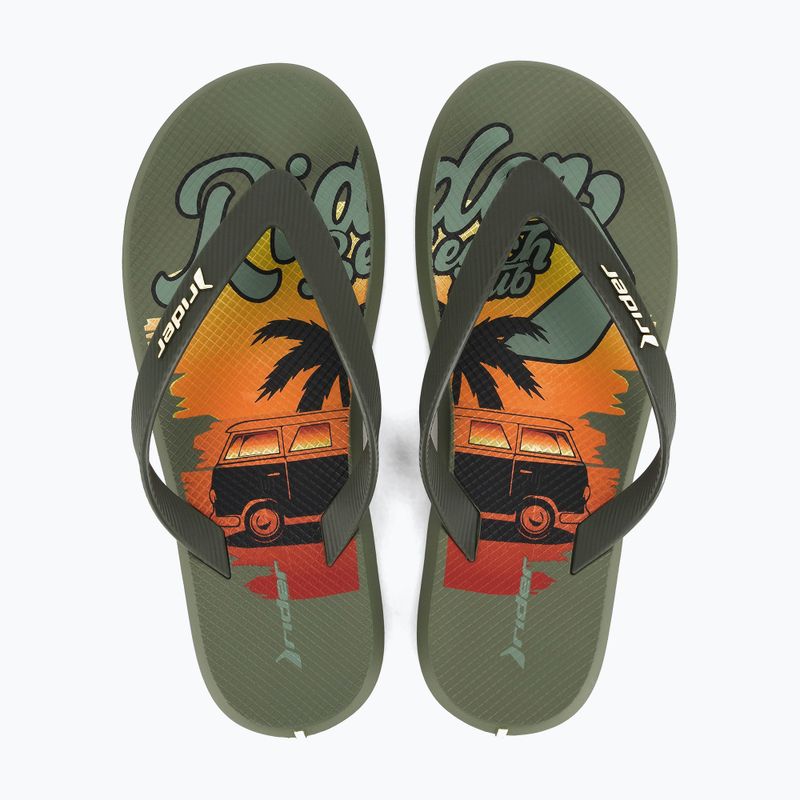 Infradito da uomo RIDER R1 Energy VII verde/arancio/giallo 2