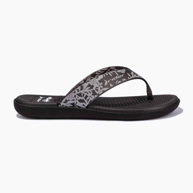 Infradito da donna RIDER Aqua VI nero/grigio 3