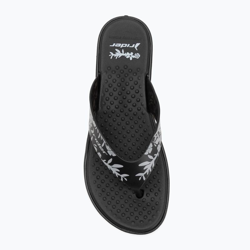 Infradito da donna RIDER Aqua VI nero/grigio 5