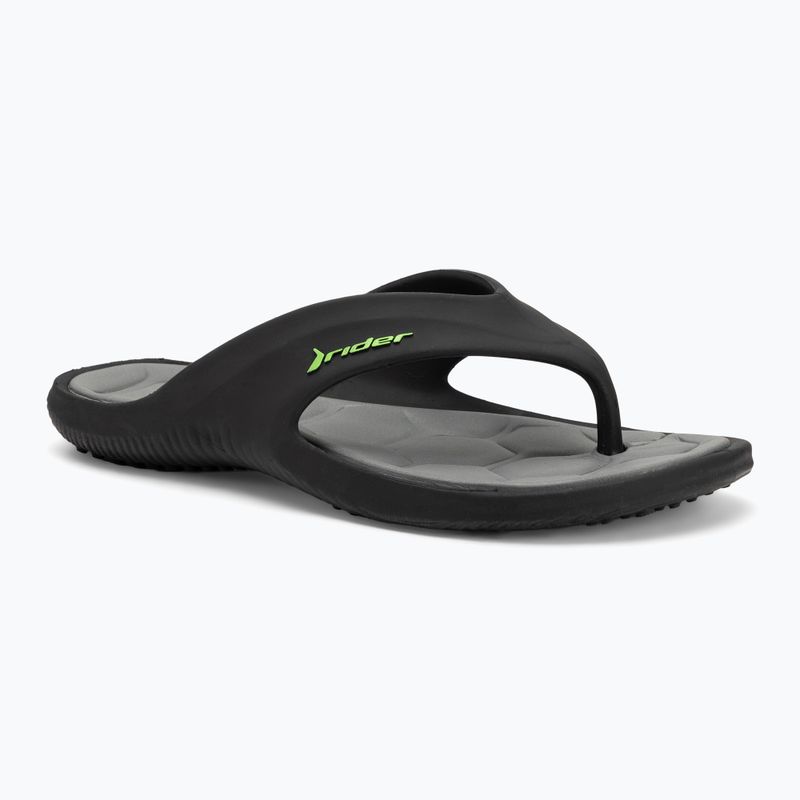 Infradito Rider Cape XVIII da uomo nero/grigio/verde