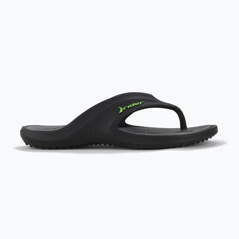 Infradito Rider Cape XVIII da uomo nero/grigio/verde 3