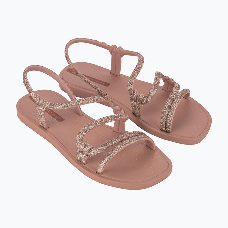 Sandali da donna Ipanema Solar Glow Sand rosa/glitter/marrone con piastrelle