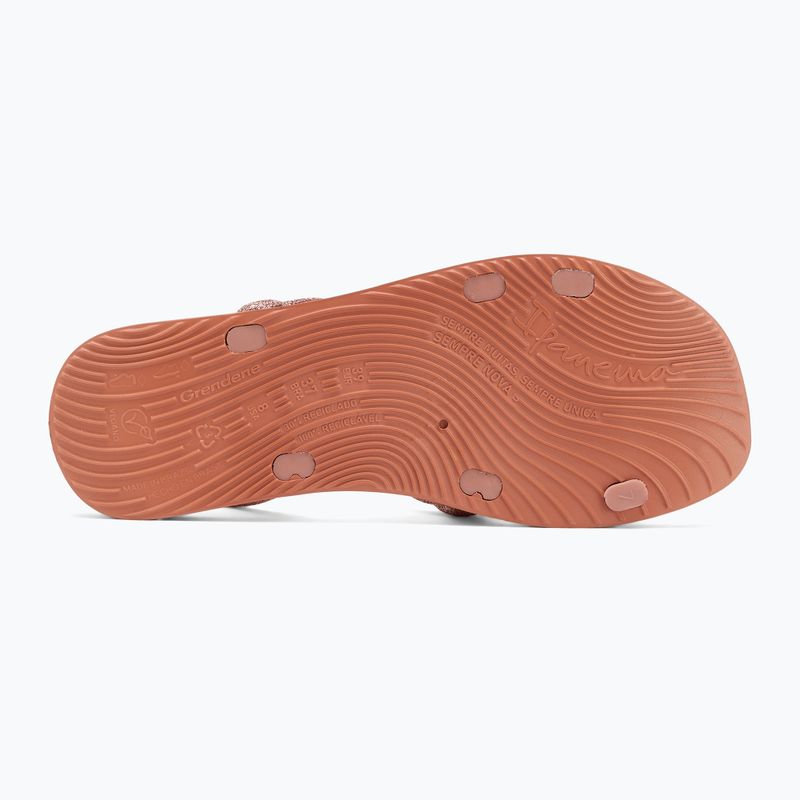 Sandali da donna Ipanema Solar Glow Sand rosa/glitter/marrone con piastrelle 4
