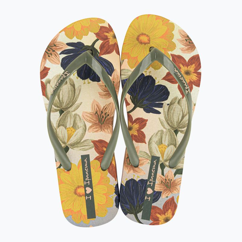 Infradito da donna Ipanema Verao Tropical beige/verde 2