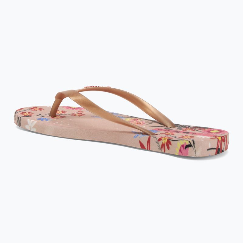 Infradito Ipanema Verao Tropical beige/oro da donna 3