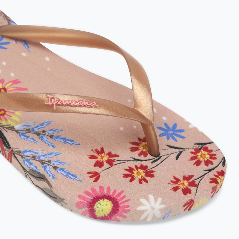 Infradito Ipanema Verao Tropical beige/oro da donna 7