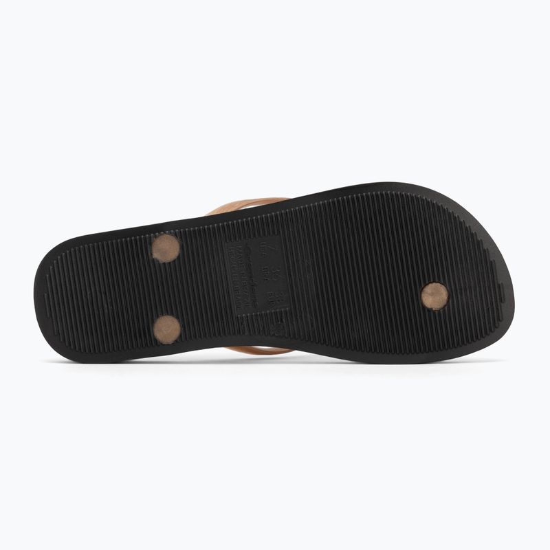Infradito donna Ipanema Anat Tan nero/oro 4